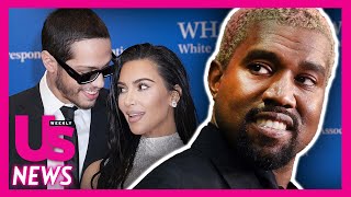 Kanye Reacts To Pete Davidson & Kim Kardashian Break Up W/ Shady Post