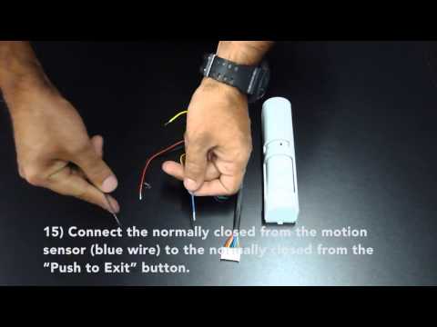 Wiring Instruction for a school access control intercom kit