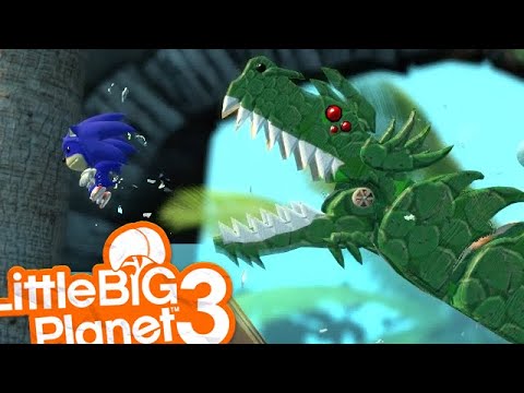 LittleBIGPlanet 3 - Sonic Survives The Sea Monster Survival [Playstation 4 Gameplay]