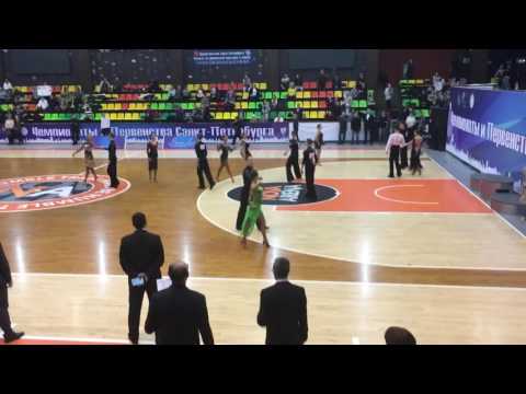 Chempionat Spb 20.01.17 ADULT 10 DANCE 1/8 samba Khramchikhin-Sokolova