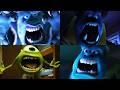 All Monsters Inc And Monsters University Movie Sequels Scream Compilation