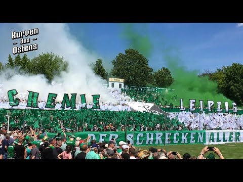 BSG Chemie Leipzig 2:1 FC Eilenburg 02.06.2019 | Choreo, Pyroshows & Support