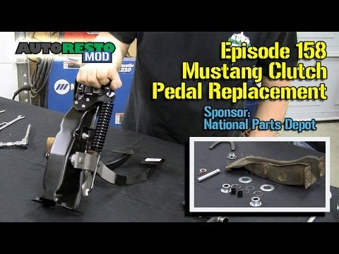 Mustang Classic Car Clutch Pedal Support Replacement Episode 158 Autorestomod