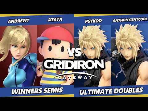 Gridiron Gateway 2024 TOP 8 - AndrewT & ATATA Vs. PsyKoD & AnthonyIsntCool - Smash Ultimate - SSBU