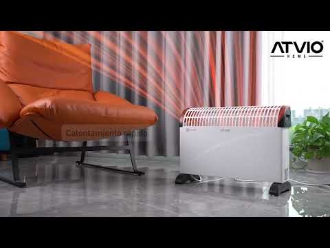 thumbnail video image 2 of Calefactor Atvio de Convección 38.5cm de Alto 1500W, 2 of 5