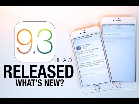iOS 9.3 Beta 3 Released! New Features Review