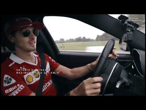 The Drivers of Scuderia Ferrari test drive Giulia Quadrifoglio