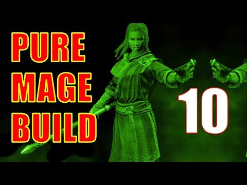 Skyrim Pure Mage Walkthrough NO WEAPONS NO ARMOR Part 10 - Stagger Lock and Atronachs