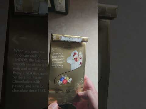 Lindt Lindor Assorted Chocolate Truffles Review Part 1 #foodshorts #chocolate