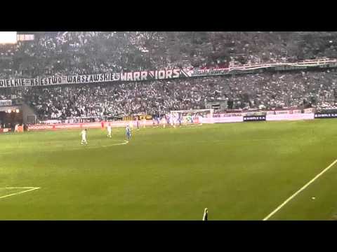 Fragmęt meczu legia warszawa vs lech poznań