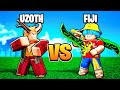 Admin Uzoth Vs ImFiji In Blox Fruits PvP REMATCH