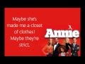 Maybe Lyrics Annie 2014