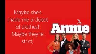 Maybe Lyrics (Annie 2014)