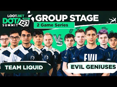 Team Liquid vs Evil Geniuses Game 1 - Dota Summit 12: Group Stage