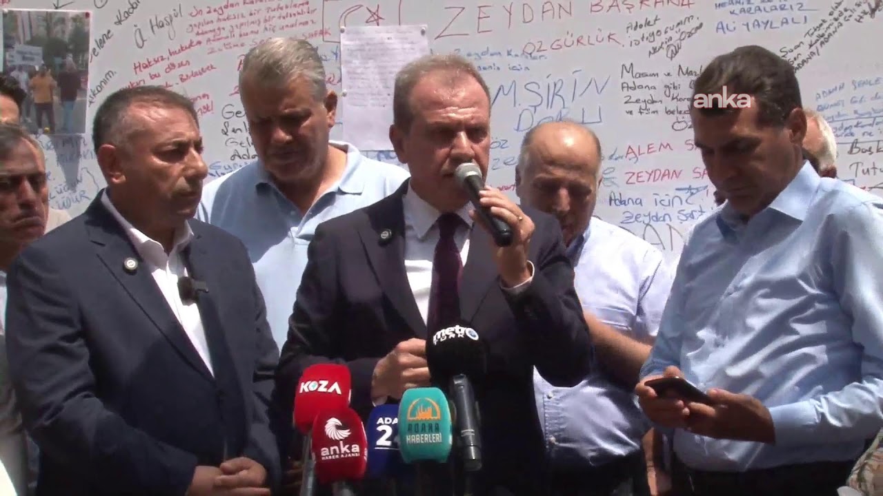 TBB Başkan Vekili Vahap Seçer, Adana Büyükşehir Belediyesi önünde açıklama yapıyor #Canlı