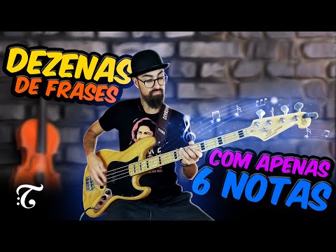 Como criar DEZENAS DE FRASES NO BAIXO com APENAS 6 NOTAS! Ep337