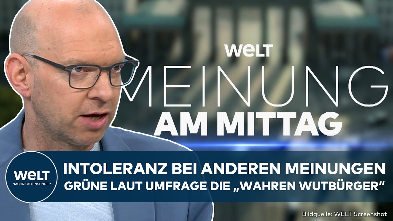 MEINE MEINUNG: Umfrage-Hammer! Grüne zeigen größere Intoleranz gegenüber anderen Meinungen