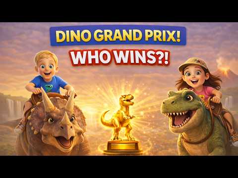 George vs Harriet's Ultimate Dinosaur Racing Championship! 🏁 🦖