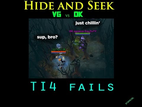 [DOTA 2] VG vs DK - Hide and Seek - TI4 FAILS