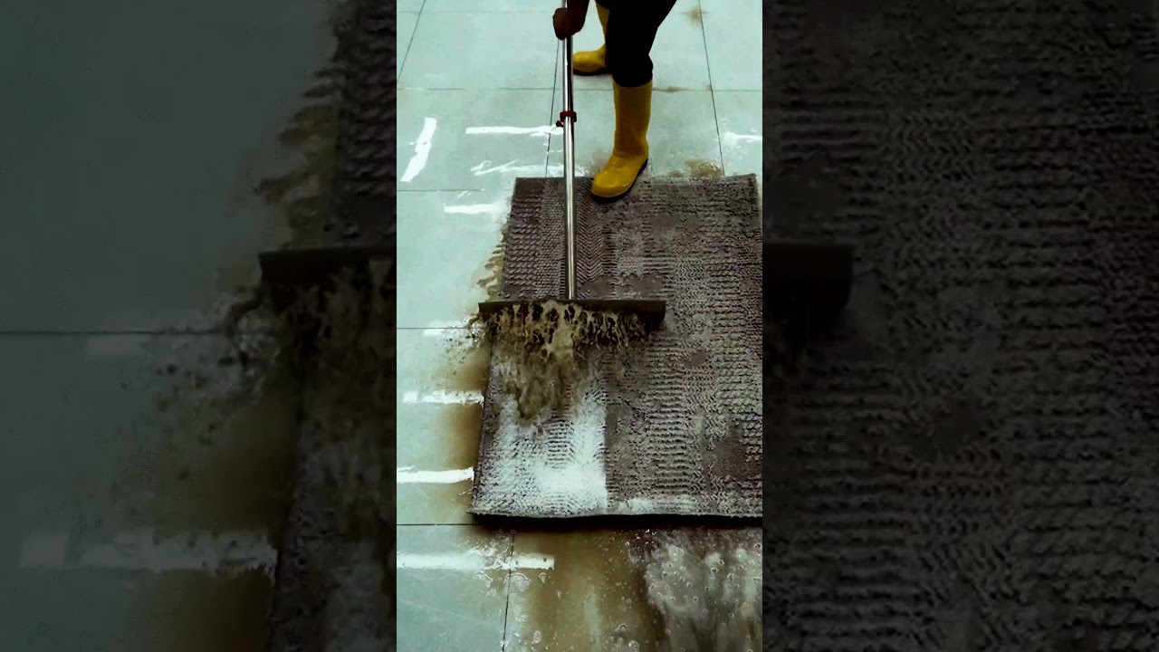 Satisfying Carpet Cleaning Transformation 😍 #satisfying #woolrugcleaning #asmr