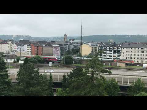 Wendezug BR 110 und 216 / 218 Vintage 2024 Ausfahrt HBF Koblenz