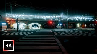 4K HDR｜Tokyo night walk from  Tokyo to Akabanebashi