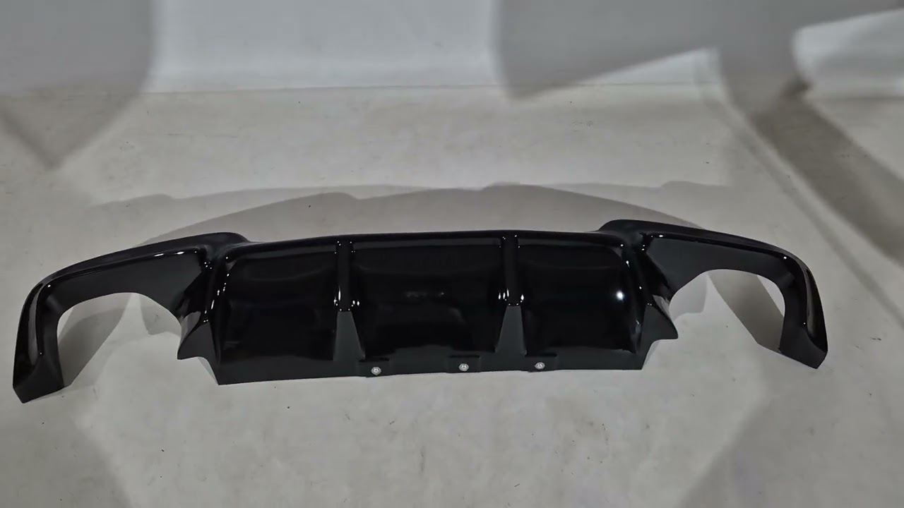 Задний диффузор DPT V-2 (для M-Performance, Черный Глянец) Video 1