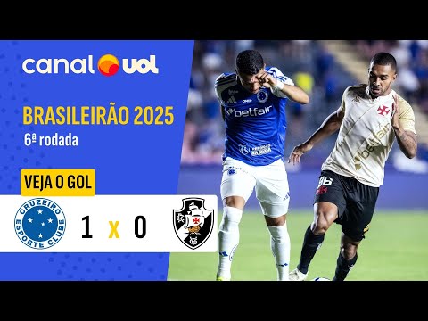 CRUZEIRO 1 X 0 VASCO; VEJA O GOL DA PARTIDA