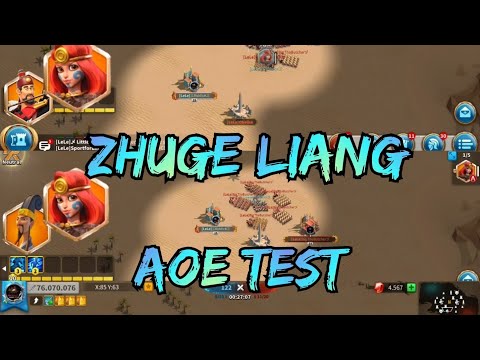 Rise of Kingdoms ~ Zhuge Liang ~ AoE Test