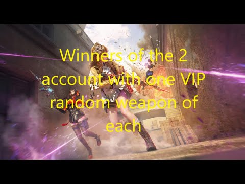 Crossfire West: Winners of the 2 account with one VIP random weapon of each