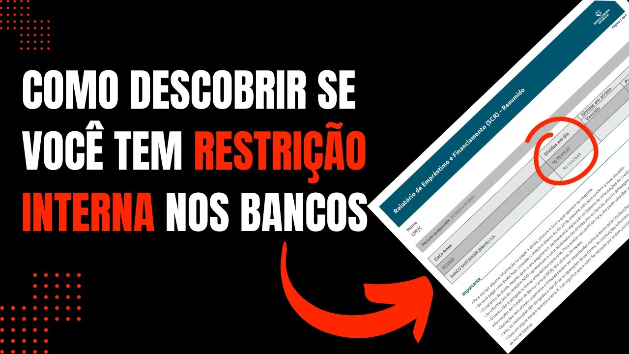 COMO DESCOBRIR SE VOCÊ TEM ALGUMA RESTRIÇÃO INTERNA NOS BANCOS / Registrato / BANCO CENTRAL