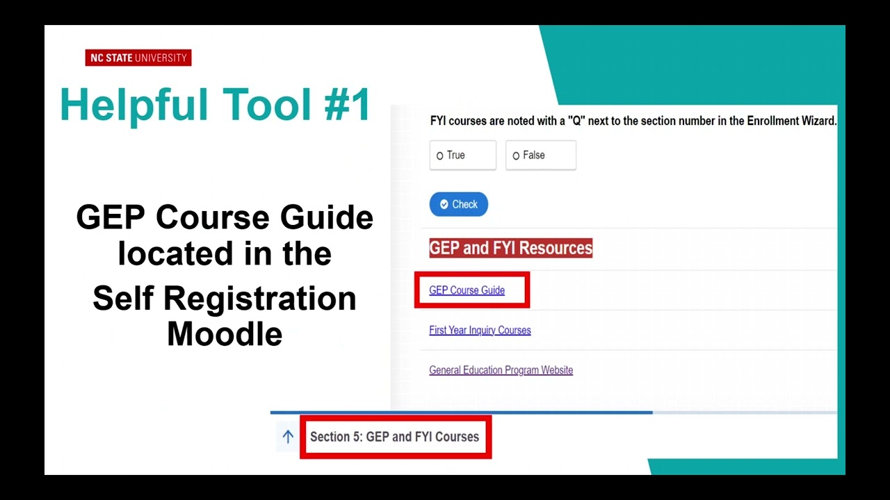 Registering for classes - Part 1