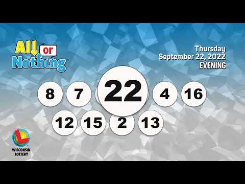 Wisconsin Lottery Evening Draw 09/22/2022