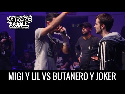 LIL PRESTIGE Y MIGI VS EL BUTANERO Y JOKER / EXTREME BATTLE Madrid 2017
