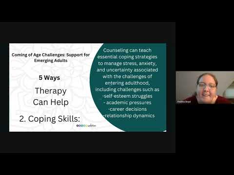 Coming of Age Therapy Info Session with Andrea Boyd