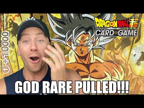 Ultra Instinct Son Goku GOD RARE PULLED!🔥 Perfect Combination! Dragonball Super Card Game!
