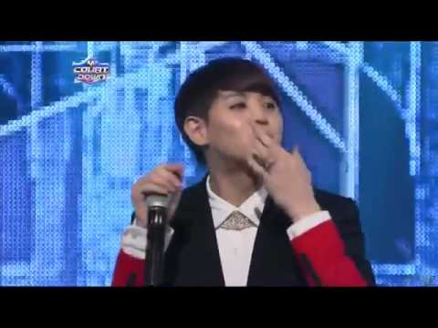 Yoseob kiyomi player while singing caffeine CUT