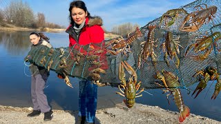 Поймали и Приготовили Раков в Печи по Азиатскому рецепту! Раки с сливочном соусе