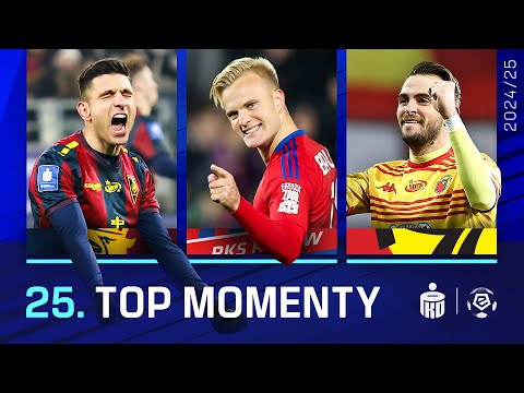 Wszystkie gole 25. kolejki! | TOP MOMENTY | Ekstraklasa 2024/25