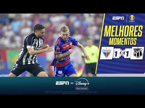 Gols e melhores lances de Fortaleza x Ceará