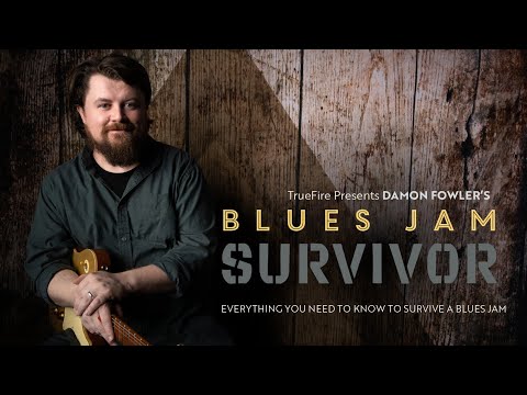 🎸Damon Fowler's Blues Jam Survivor - Intro - Guitar Lessons