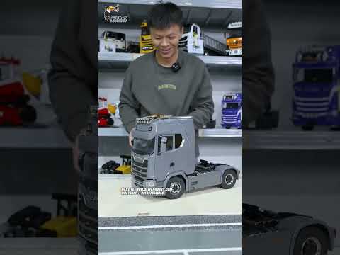 Review of LXY RC 770s 4x4 metal chassis tractor truck, 3 speed, diff lock, light & sound