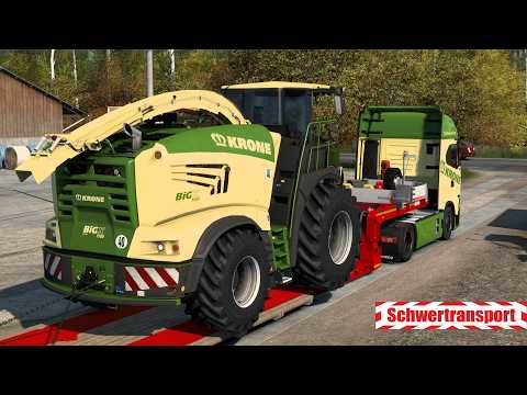 ETS2 SCHWERTRANSPORT - Krone BIG X 1180 Feldhäcksler [3021] EURO TRUCK SIMULATOR 2