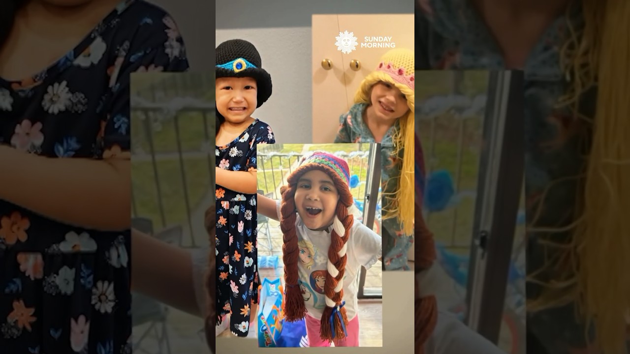 The Magic Yarn Project creates character wigs from yarn for kids with cancer #shorts