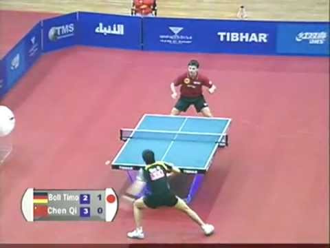 TT  Kuwait Open 2009 (3) Timo Boll vs Chen Qi