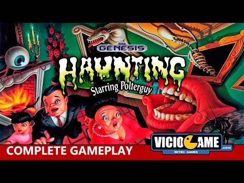 🎮 Haunting Starring Polterguy (Mega Drive) Complete Gameplay