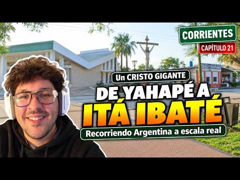 Un CRISTO GIGANTE tallado en una sola pieza de madera 🛩️ Itá Ibaté, Corrientes #21