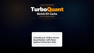 TurboQuant: 6x KV Cache Compression Without Attention Loss