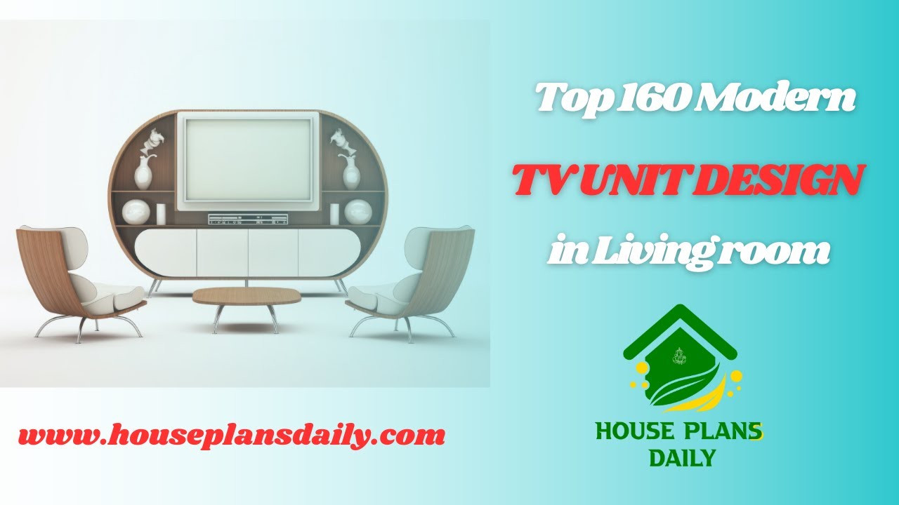 Top 160 Modern TV Unit Design in Living Room | House Plans Daily