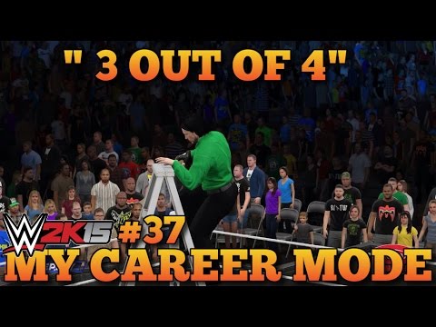 WWE 2K15 My Career Mode Ep #37: "3 OUT OF 4" | WWE 2K15 "MyCareer" Walkthrough Gameplay PS4